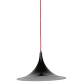Retro Glow Red Trinity 1 Ligh Metal Pendant Light