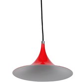 Retro Glow Red Trinity 1 Ligh Metal Pendant Light