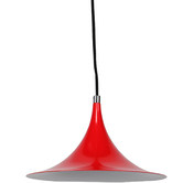 Retro Glow Red Trinity 1 Ligh Metal Pendant Light
