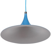 Retro Glow Red Trinity 1 Ligh Metal Pendant Light