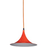 Retro Glow Red Trinity 1 Ligh Metal Pendant Light