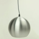 Retro Glow Silver Paradise 1 Light Aluminium Pendant