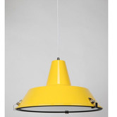 Retro Glow Luminous Yellow Coogee 1 Light Aluminum Pendant