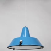 Retro Glow Light Blue Coogee 1 Light Aluminum Pendant