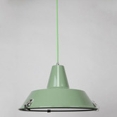 Retro Glow Light Green  Coogee 1 Light Aluminum Pendant