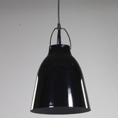 Retro Glow Curl Curl 1 Light Steel Pendant