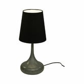 Retro Glow Xen Light Grey Metal Table Lamp