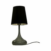 Retro Glow Xen Light Grey Metal Table Lamp