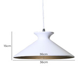 Retro Glow Currawong Aluminium Pendant Light
