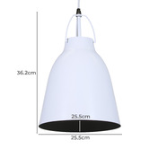 Retro Glow Curl Curl 1 Light Steel Pendant