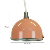 Retro Glow Jones 1 Light Metal Pendant