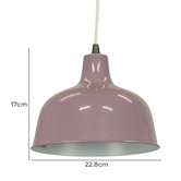 Retro Glow Jones 1 Light Metal Pendant