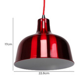 Retro Glow Jones 1 Light Metal Pendant
