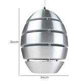 Retro Glow White Collaroy 1 Light Metal Pendant