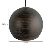 Retro Glow Muma Aluminium Pendant Light