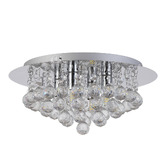 Retro Glow Rosling 35cm Crystal Ceiling Light