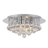 Retro Glow Rosling 35cm Crystal Ceiling Light