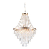 Retro Glow Dowling Crystal Chandelier