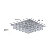 Retro Glow Sheppard Crystal Ceiling Light