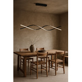 Retro Glow Viggo Abstract Aluminium LED Pendant Light