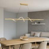 Retro Glow Roswell Abstract Aluminium LED Pendant Light