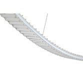 Retro Glow Arlette Iron &amp; Crystal LED Pendant Light