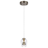 Retro Glow Betsy Iron &amp; Glass LED Pendant Light