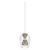 Retro Glow Betsy Iron &amp; Glass LED Pendant Light