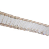 Retro Glow Arlette Iron &amp; Crystal LED Pendant Light
