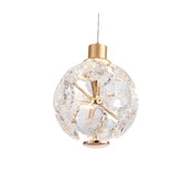 Retro Glow Bridget Iron &amp; Crystal LED Pendant Light