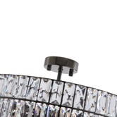 Retro Glow Perkins Crystal 6 Lamp Ceiling Light