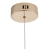Retro Glow Deborah Iron &amp; Crystal LED Pendant Light