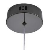 Retro Glow Deborah Iron &amp; Crystal LED Pendant Light
