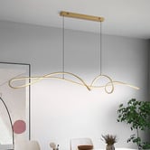 Retro Glow Hammond Abstract Aluminium LED Pendant Light