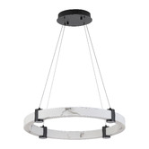 Retro Glow Iker Iron &amp; Resin LED Pendant Light