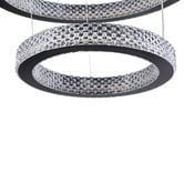 Retro Glow Zedon Iron &amp; Acrylic LED 6 Light Pendant