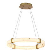 Retro Glow Iker Iron &amp; Resin LED Pendant Light