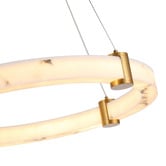 Retro Glow Iker Iron &amp; Resin LED Pendant Light