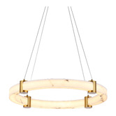 Retro Glow Iker Iron &amp; Resin LED Pendant Light