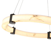 Retro Glow Iker Iron &amp; Resin LED Pendant Light