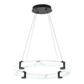 Retro Glow Iker Iron &amp; Resin LED Pendant Light