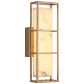 Retro Glow Robyn&nbsp;Marble-look LED Outdoor Wall Light