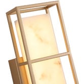 Retro Glow Robyn&nbsp;Marble-look LED Outdoor Wall Light