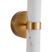 Retro Glow Margot Marble-Look LED Outdoor Wall Light