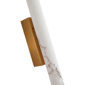 Retro Glow Harper Marble-Look LED Outdoor Wall Light