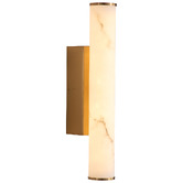 Retro Glow Harper Marble-Look LED Outdoor Wall Light