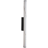 Retro Glow Harper Marble-Look LED Outdoor Wall Light
