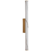 Retro Glow Harper Marble-Look LED Outdoor Wall Light