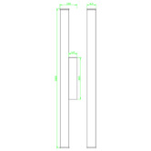Retro Glow Harper Marble-Look LED Outdoor Wall Light