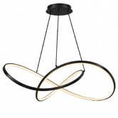 Retro Glow Cortland Abstract Aluminium LED Pendant Light